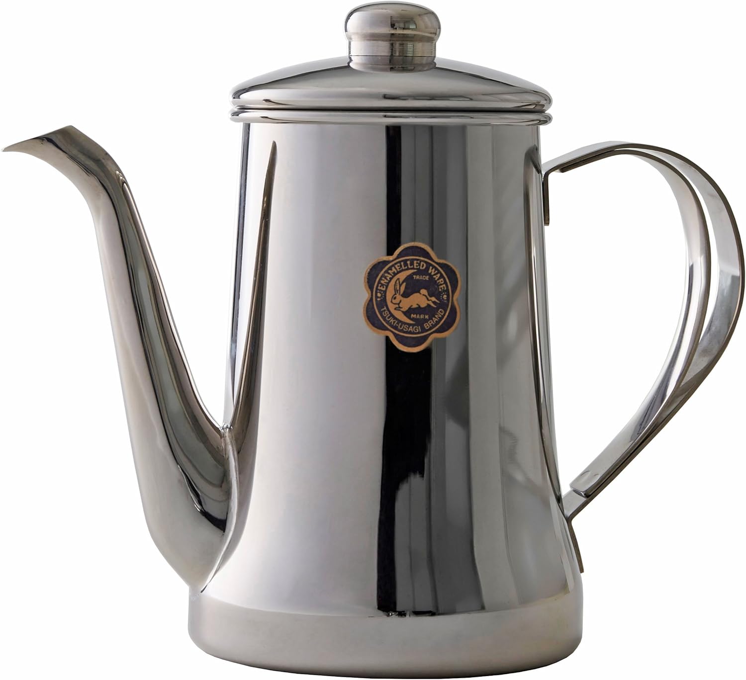 月兔印 不锈钢细长壶 0.7升 镜面质感